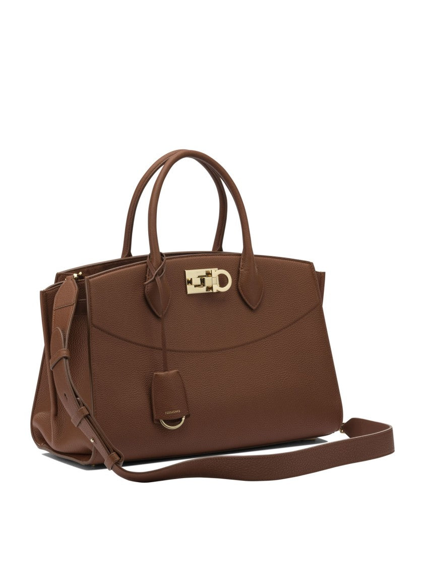 Ferragamo "Studio Soft" Medium Handbag