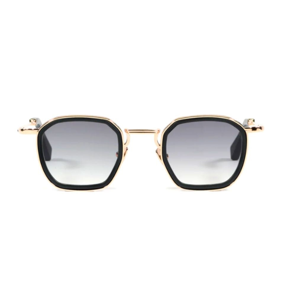 John Dalia Leo Geometric Gold-Tone Sunglasses With Gradient Lenses