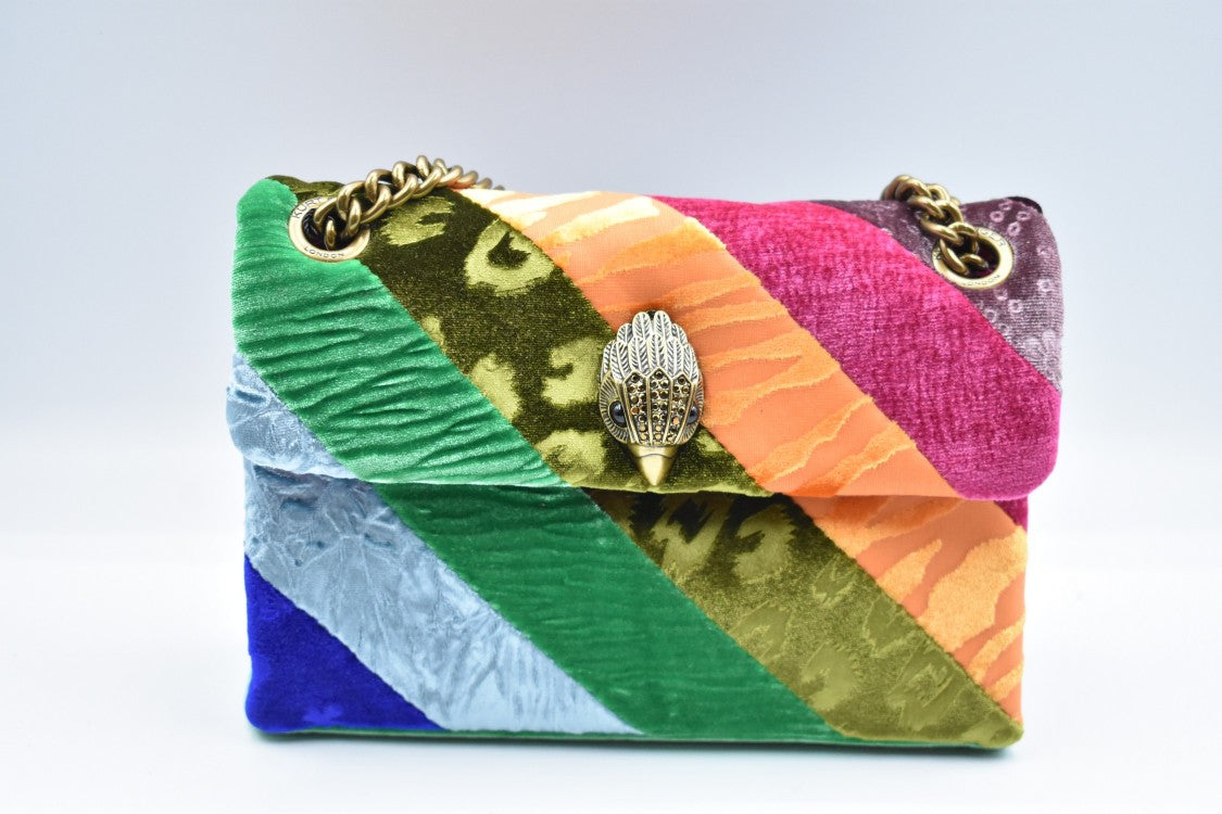 Kurt Geiger Patchwork Handbag With Decorative Clasp