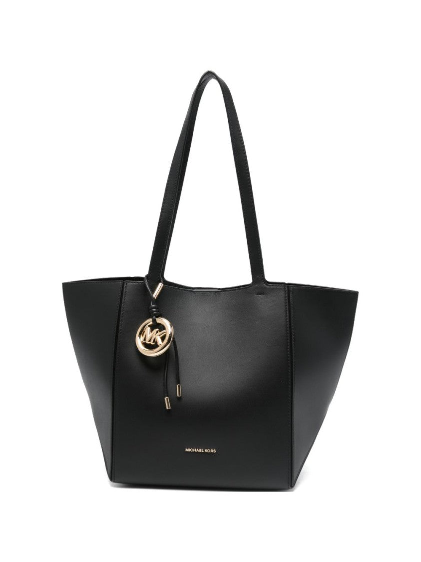 Michael Kors Structured Black Calf Leather Tote Bag