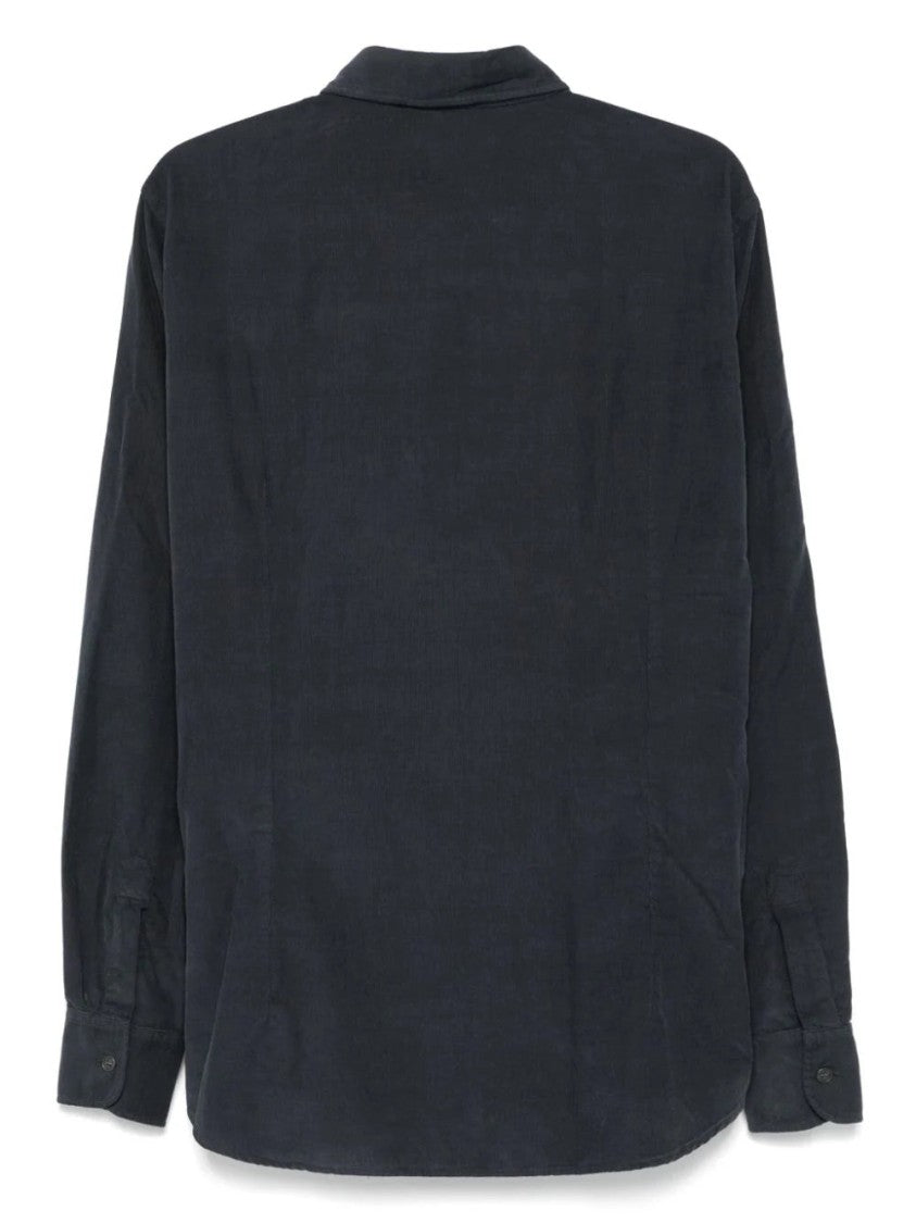 Peserico Blue Corduroy Shirt