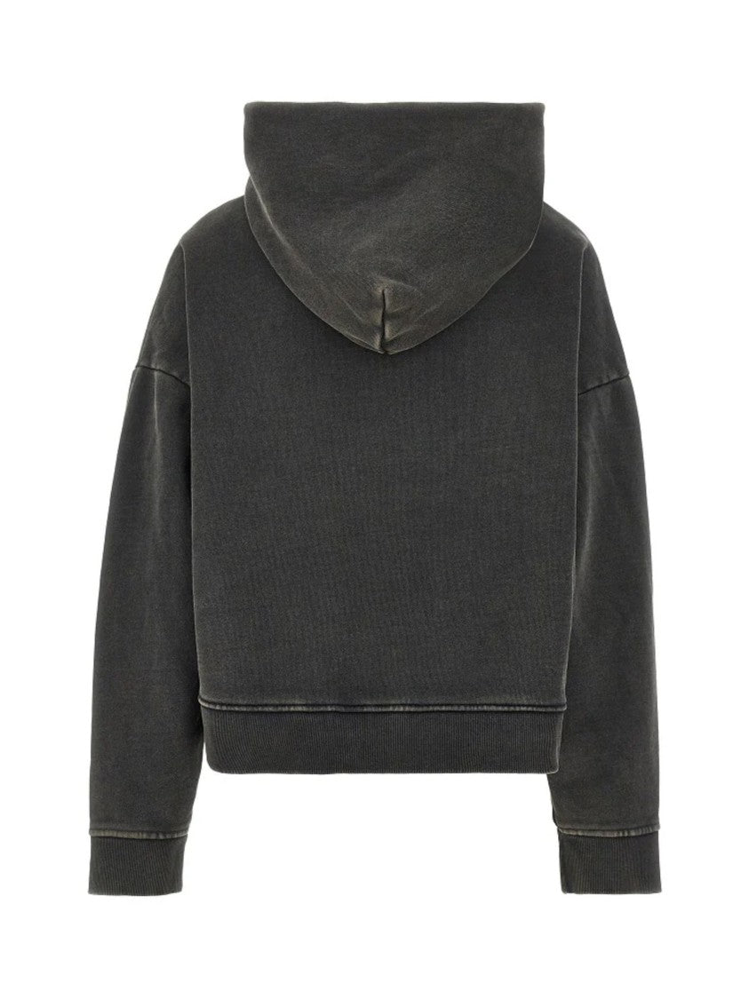 Entire Studios Relaxed Fit Cropped Sweatshirt