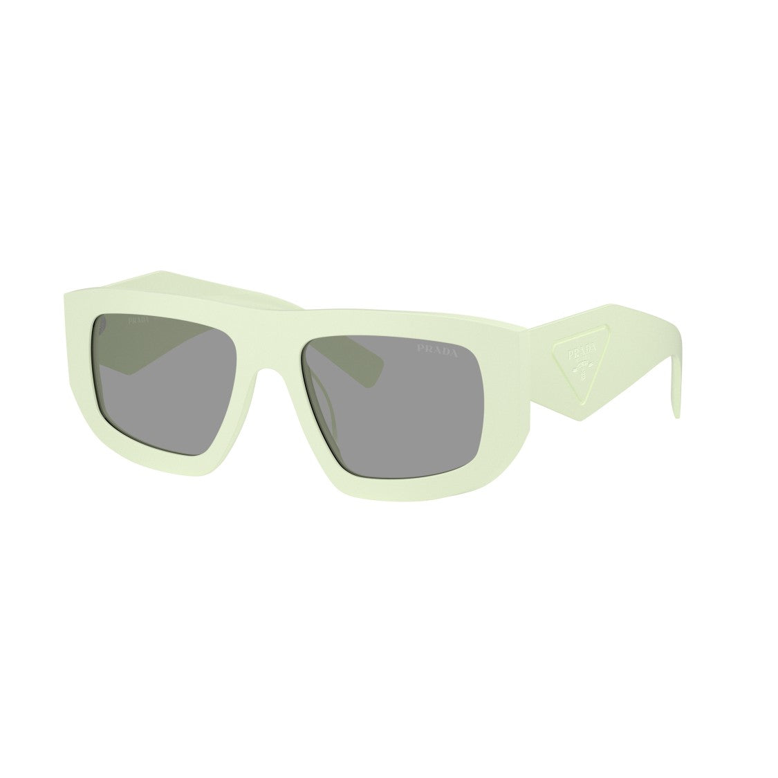 Prada 0Pr D04su Matte Acetate Rectangular Sunglasses