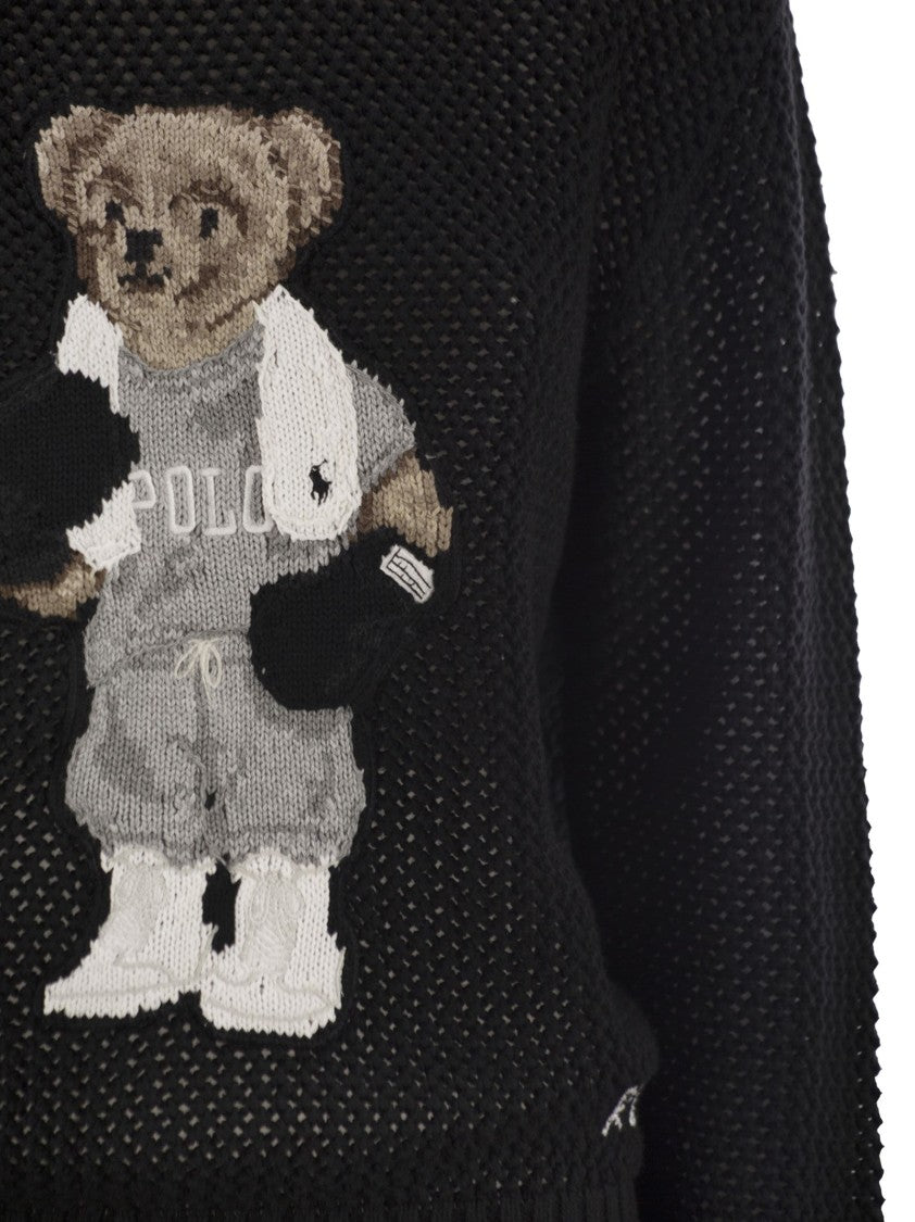 Polo Ralph Lauren Bear Cotton Crew-Neck Polo Shirt