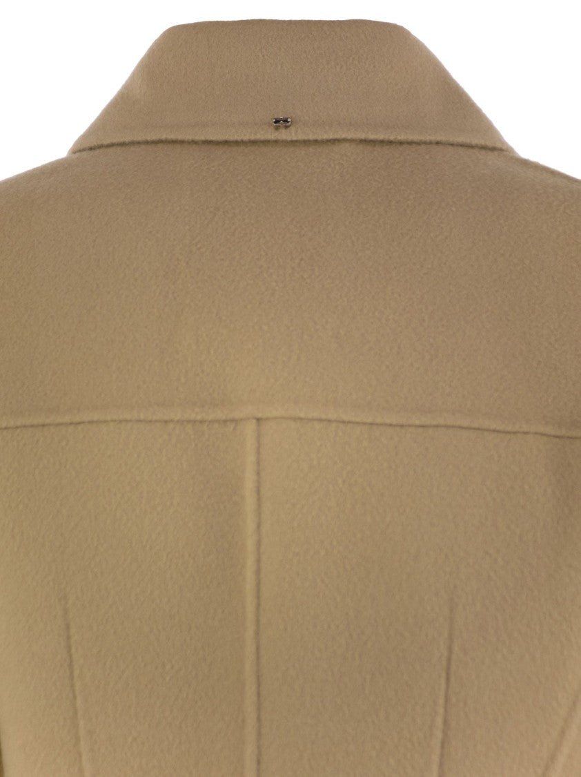 Sportmax Egeo - Tight-Fitting Wool Caban