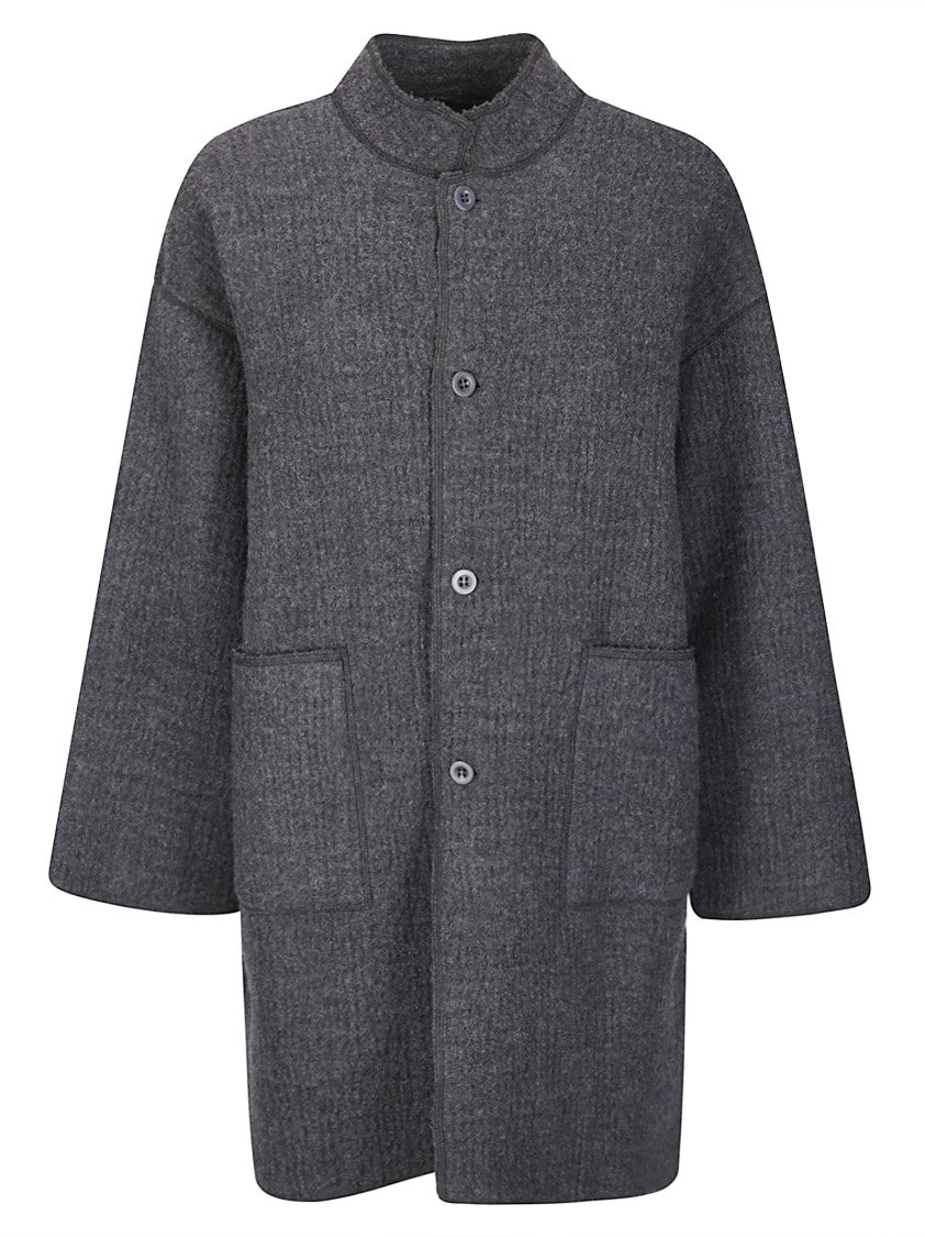 Labo.Art Mandarin Collar Blazer With Button Fastening