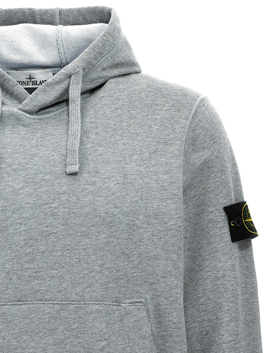 Stone Island Logo Badge Hoodie