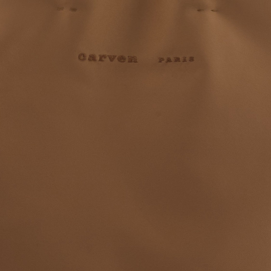 Carven Matte Satin Tote Bag With Embroidered Logo