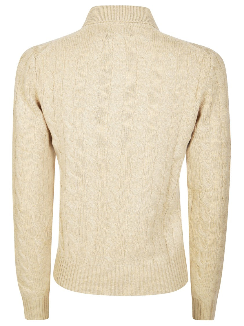 Polo Ralph Lauren Cable Knit Polo Collar Pullover