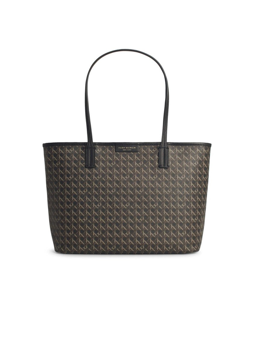 Tory Burch Ever-Ready' Small Black Fabric Shopping Bag