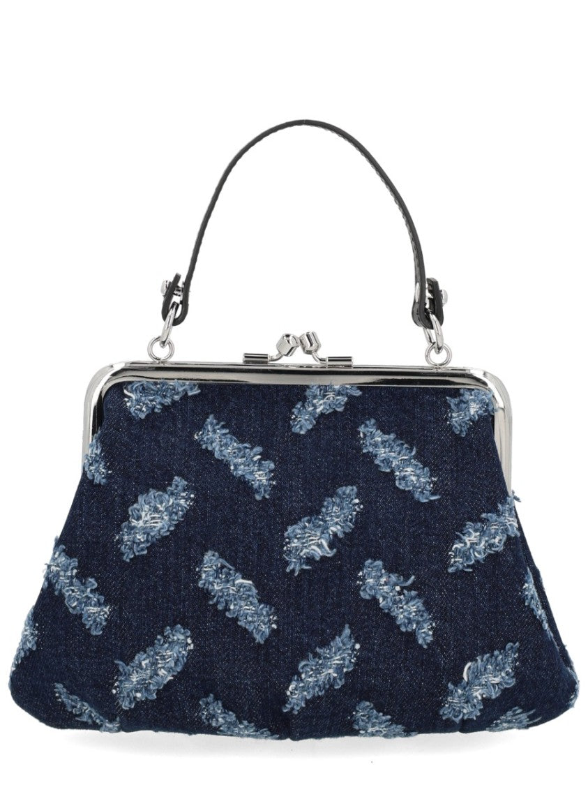 Vivienne Westwood Textured Blue Handbag