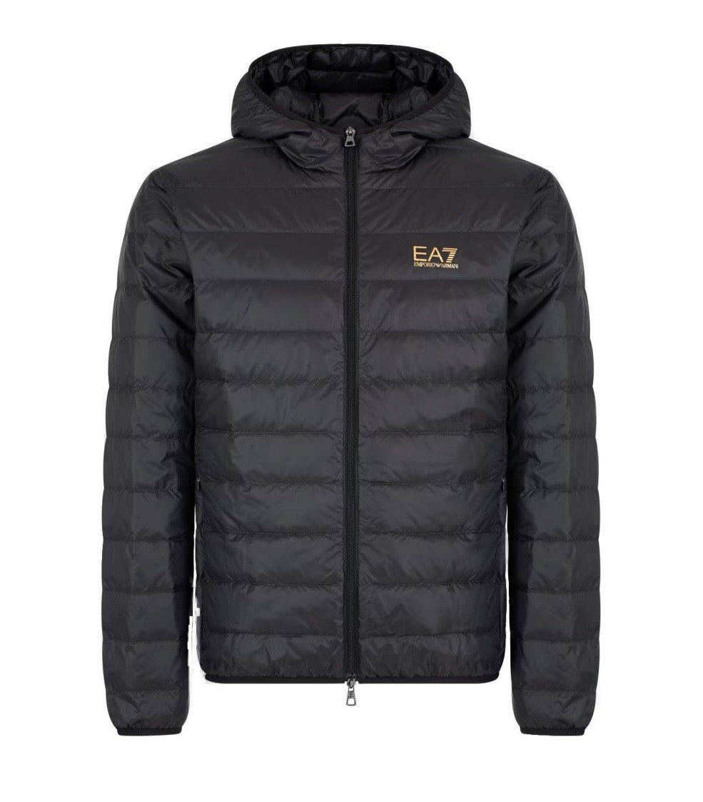 Emporio Armani Quilted Down Jacket With Goose Down Padding And Fitted Silhouette