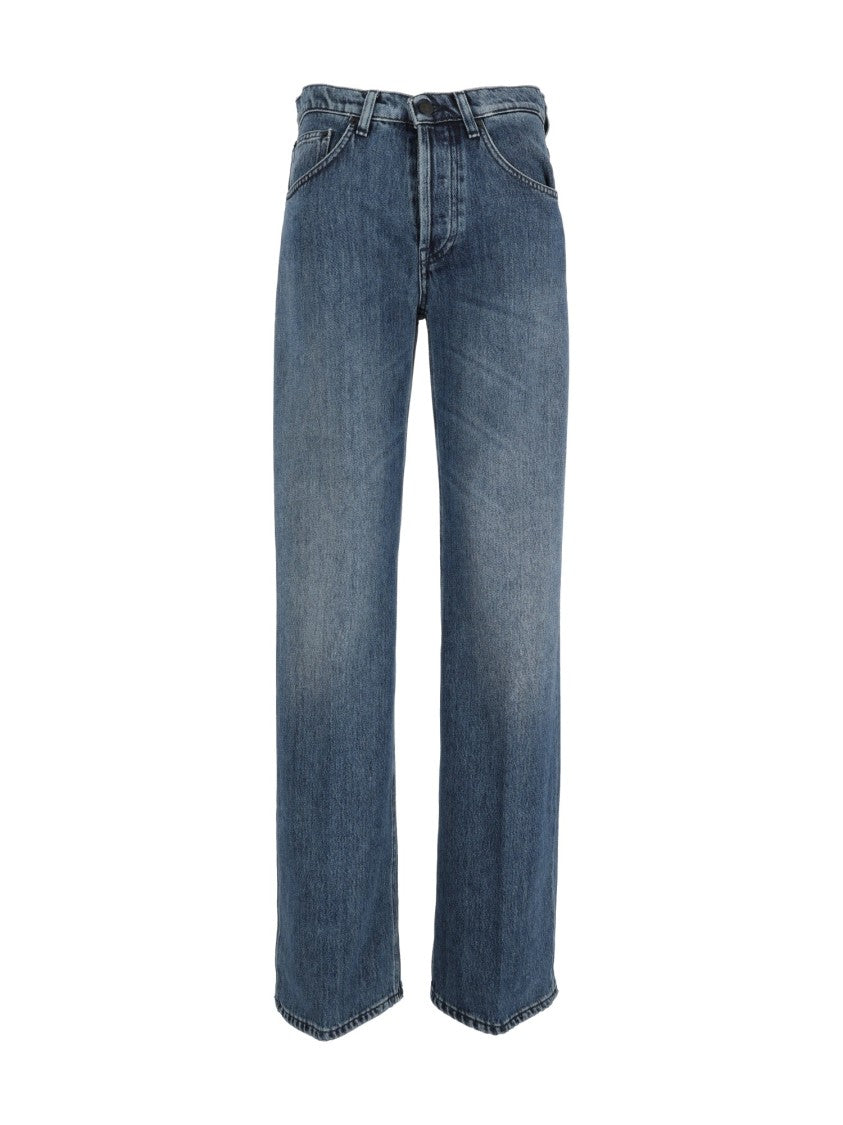 Dondup Straight-Leg Denim Pants With Classic Five-Pocket Design