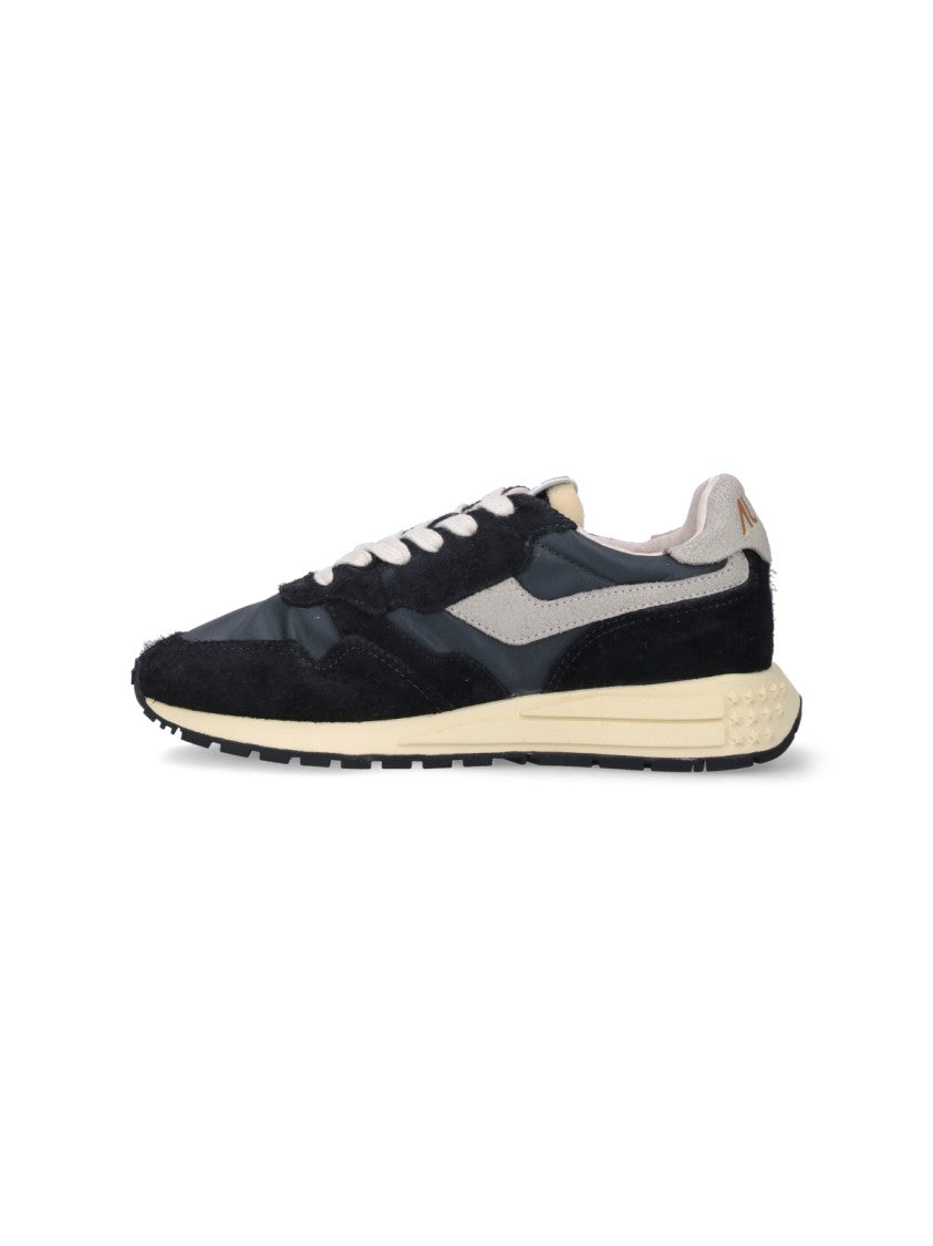 Autry Minimalistic Design Black Sneakers With Sturdy Sole