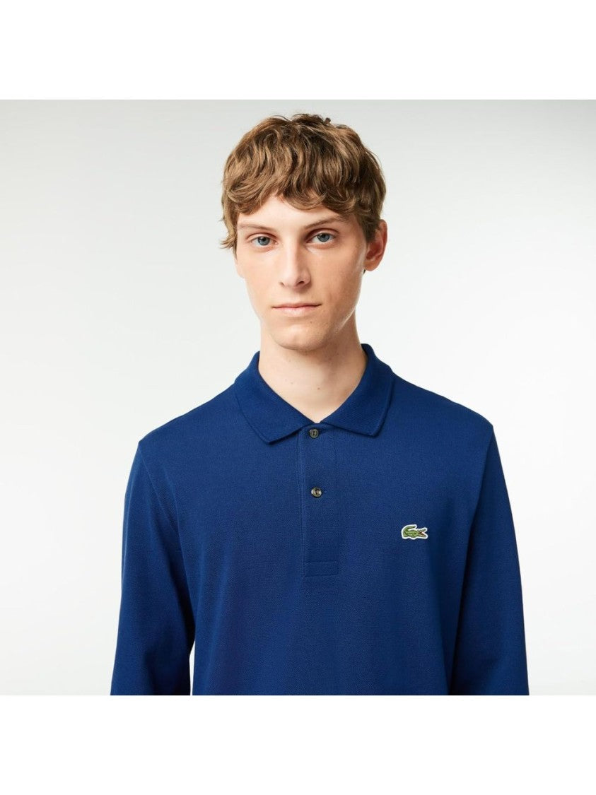 Lacoste Long-Sleeve Minimalist Polo Shirt
