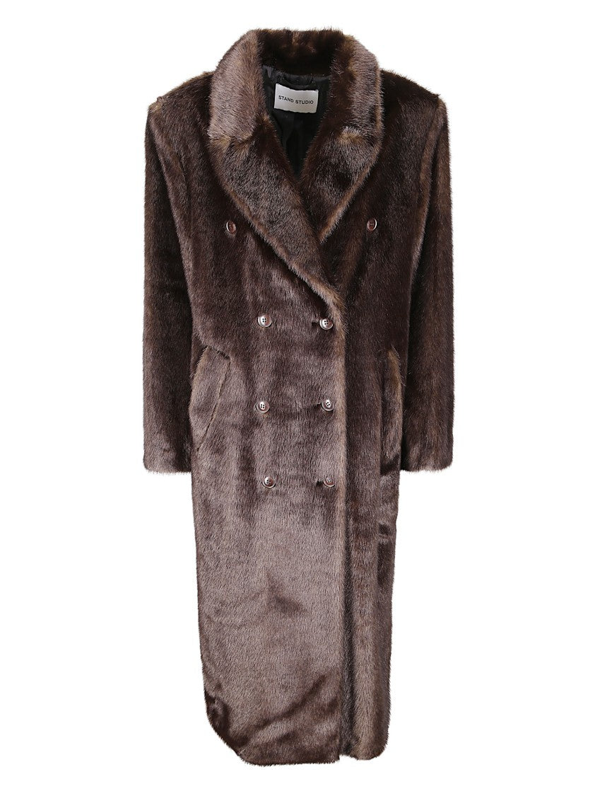 Stand Studio Structured Tailored Harper Coat With Refined Finish