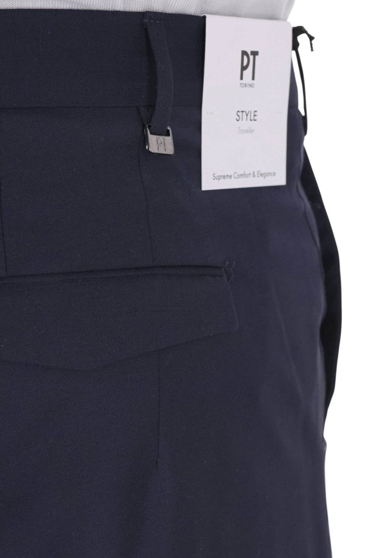 Pt Torino Master Fit Travel Wool Formal Pants