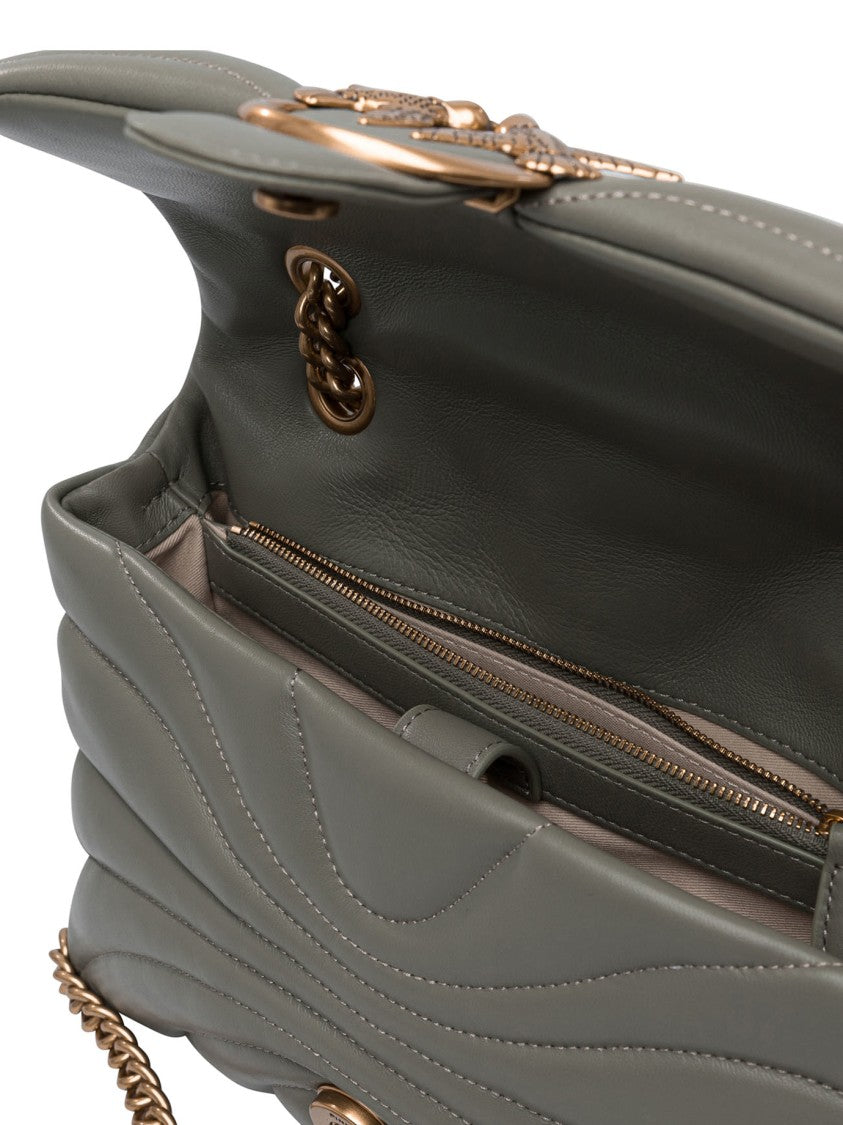 Pinko Love Bag Puff Quilted Butterfly Shoulder Bag