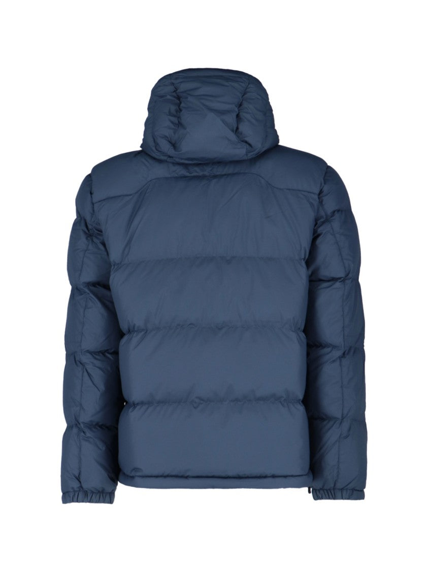 Polo Ralph Lauren Gorham Down Jacket In Navy Blue Fabric