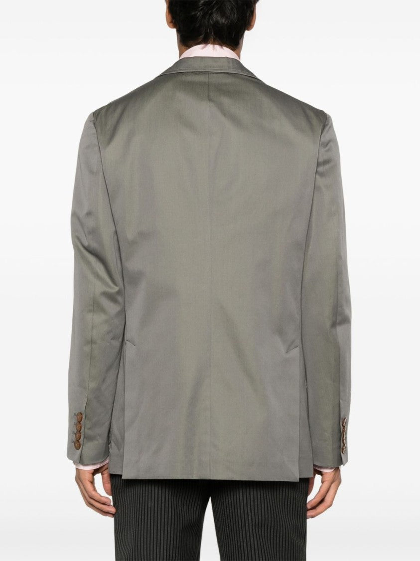 Vivienne Westwood Grey Multi Patch Pocket Button Jacket