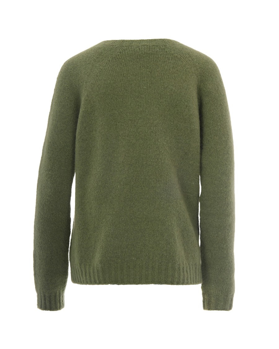 Max Mara Pistachio Ghiacci Alpaca-Blend Sweater