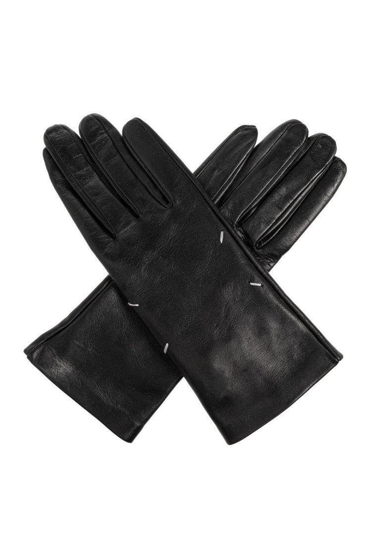Maison Margiela Four Stitches Gloves – Black