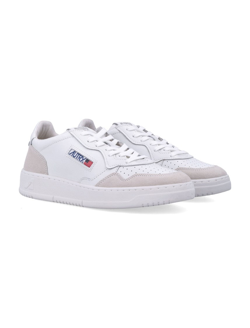 Autry Low-Top Sneakers With Smooth Leather Upper And Suede Overlays