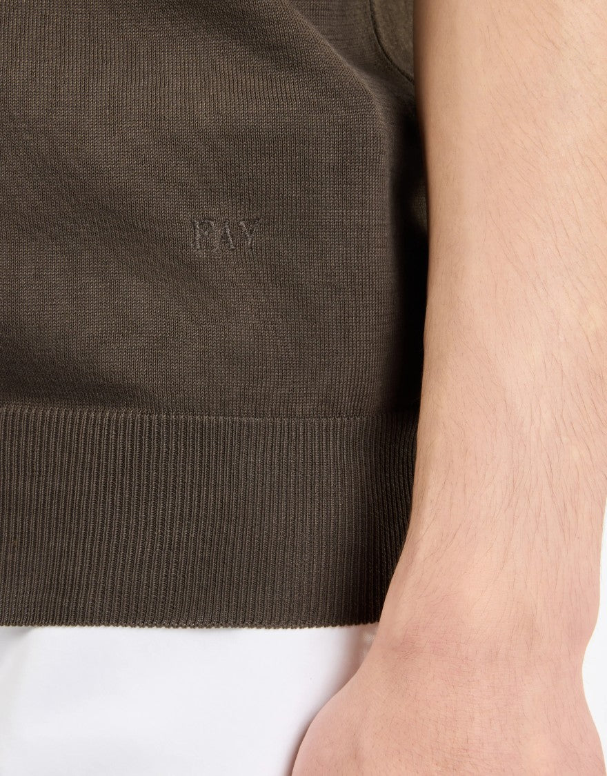 Fay Short-Sleeve Polo Shirt With Classic Collar