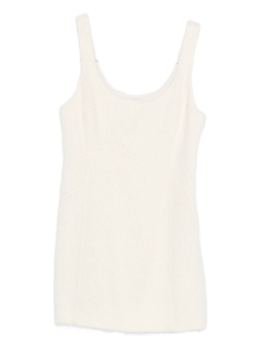 Patrizia Pepe Soft Mini Dress In Wool Blend