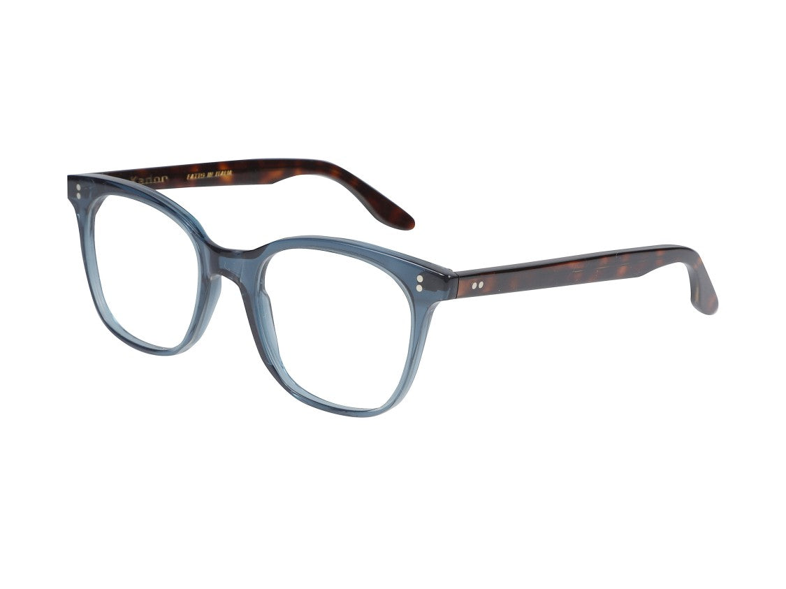 Kador Blue Cooper Translucent Round Sunglasses