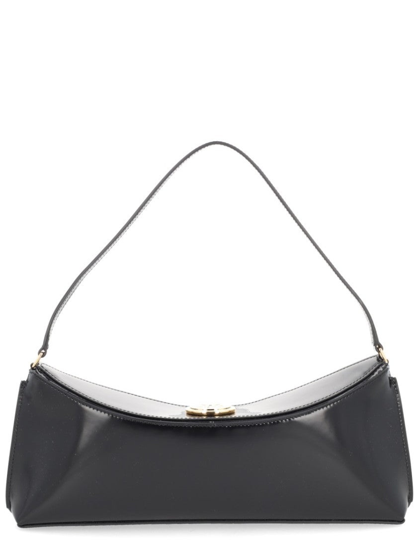 Jacquemus Ovalo Elongated Leather Shoulder Bag