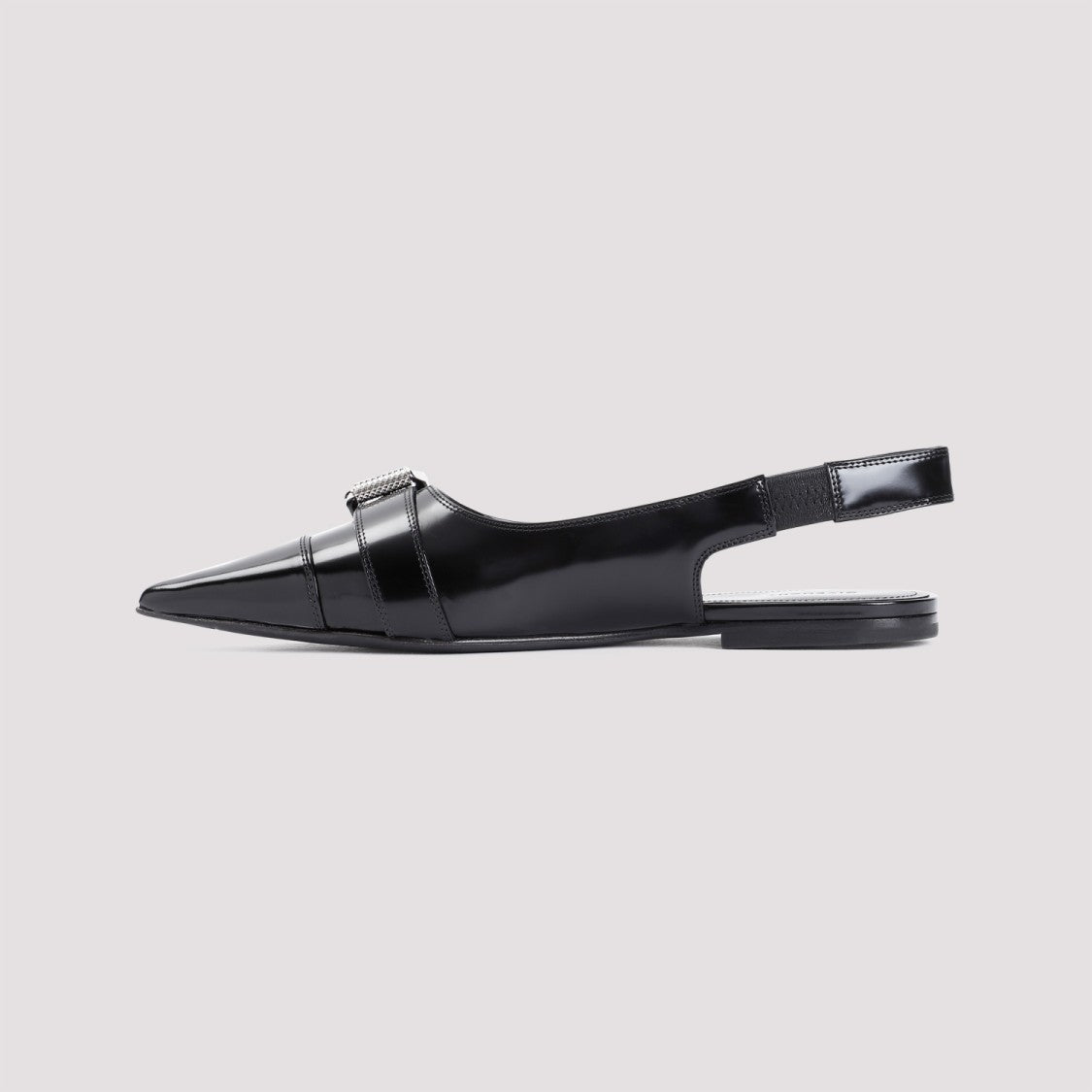 Givenchy Black Calf Leather Ballerina