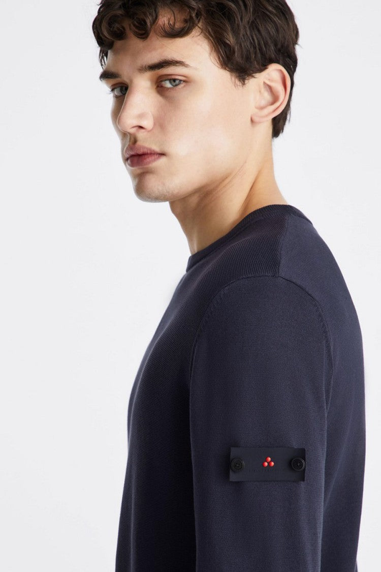 Peuterey Blue Nylon Quilted Down Jacket