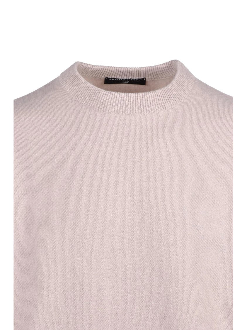 Daniele Fiesoli Crew Neck Pullover In Extrafine Virgin Merino Wool