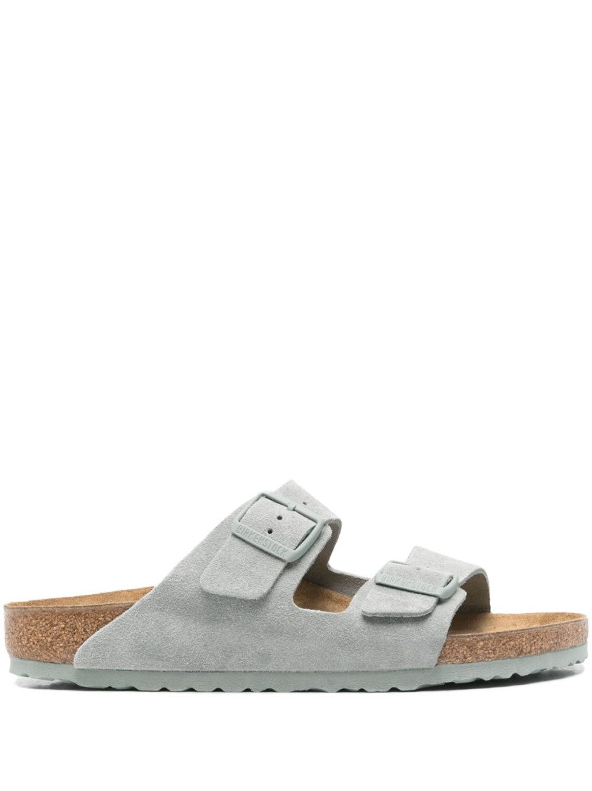 Birkenstock Suede Sandals With Adjustable Straps