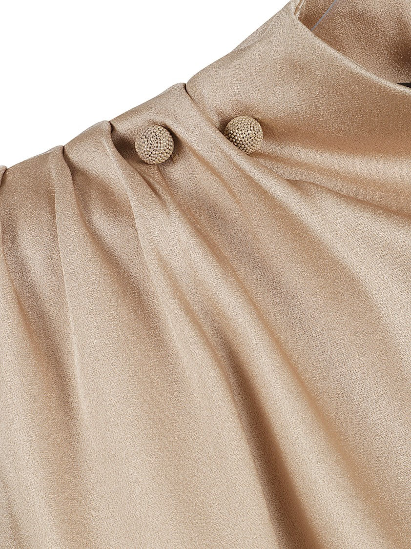 Fabiana Filippi Sleeveless Enver Satin Top