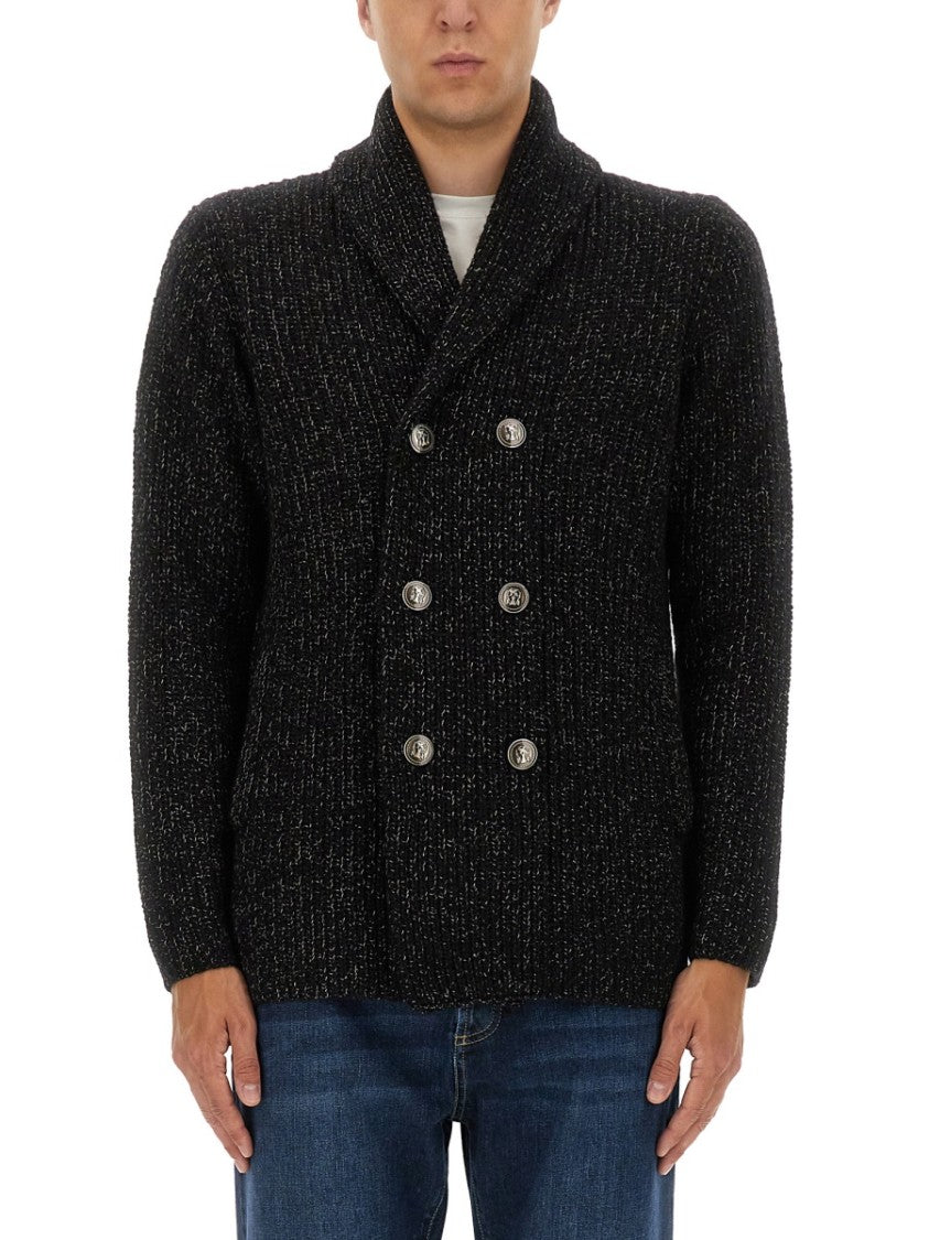 Brunello Cucinelli Double-Breasted Cardigan With Luxurious Wool
