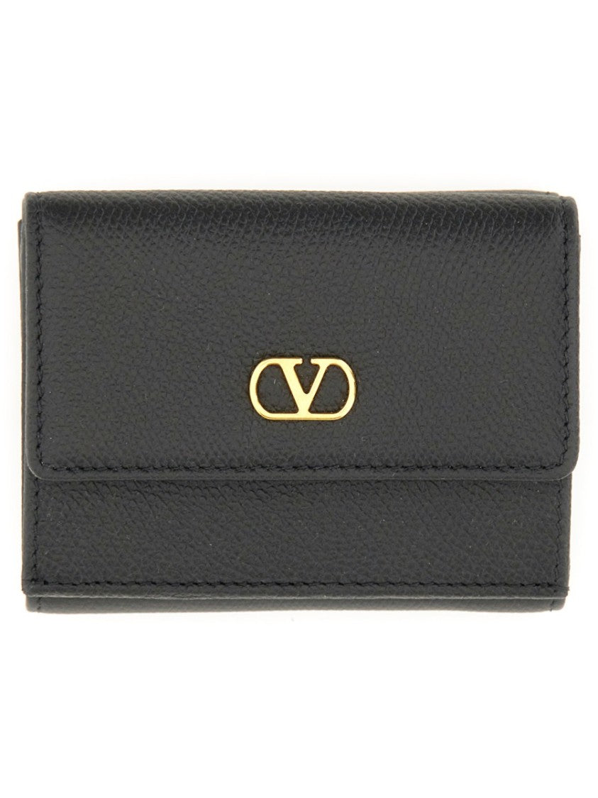 Valentino Garavani "Vlogo Signature" Trifold Wallet