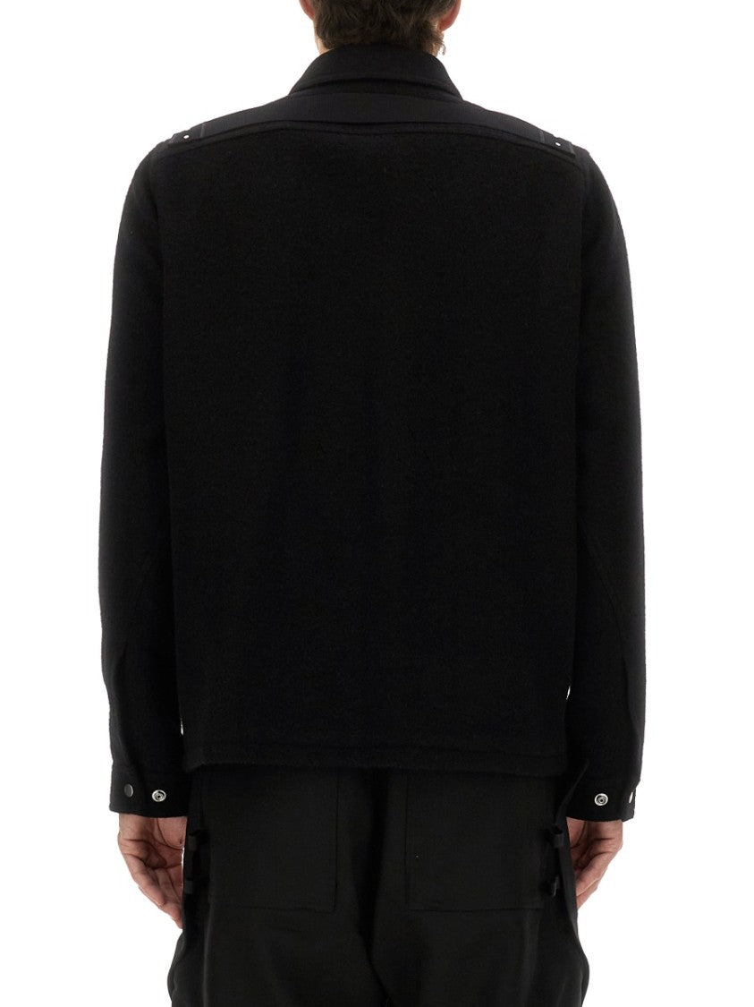 Rick Owens Front Zip Closure Shirt Jacket