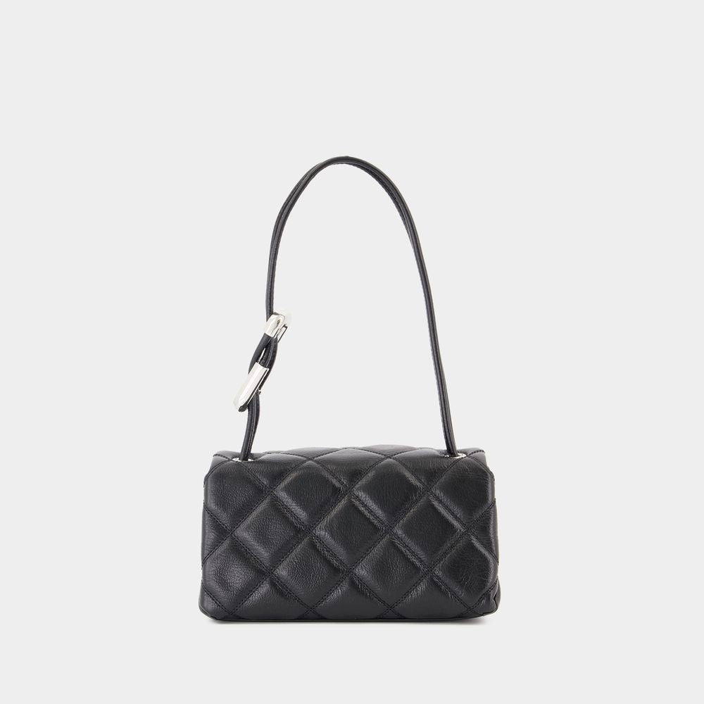 Marc Jacobs The Mini Dual Chain Shoulder Bag - Leather - Black