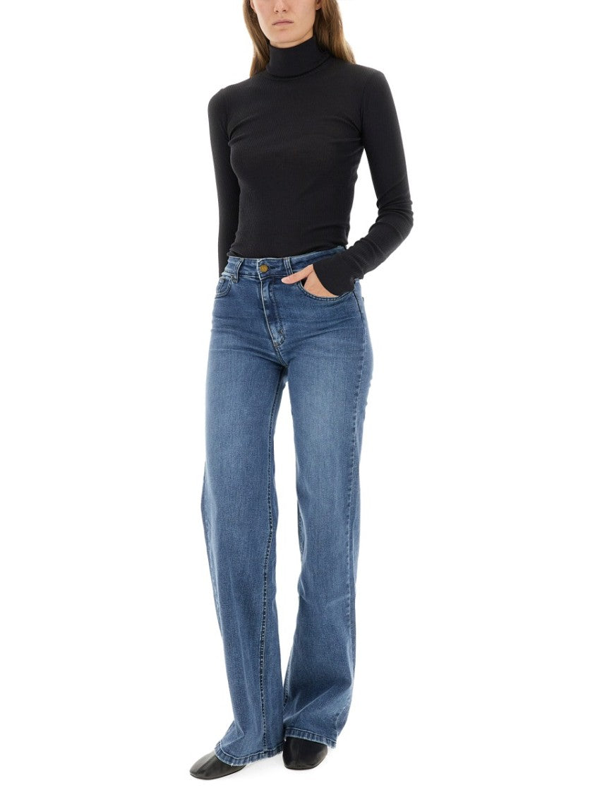 Lois Dpp High-Waisted Flared Denim Jeans