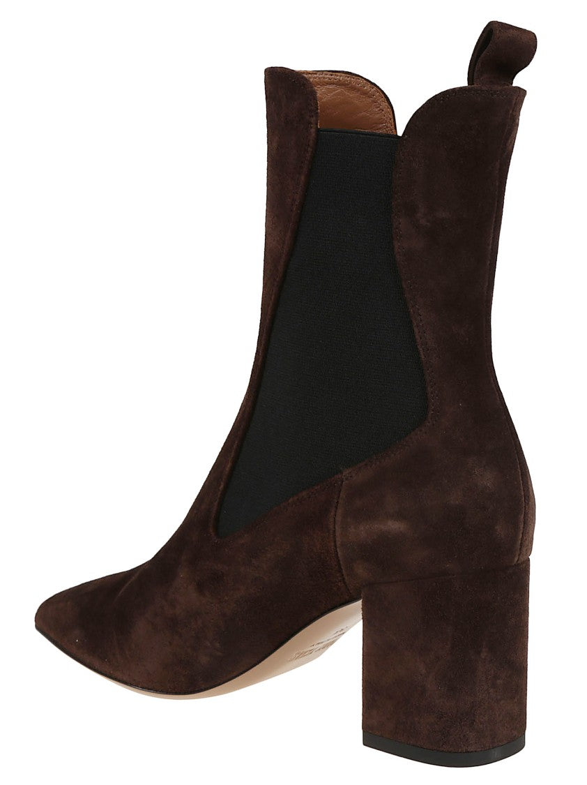 Paris Texas Leather Ankle Boots