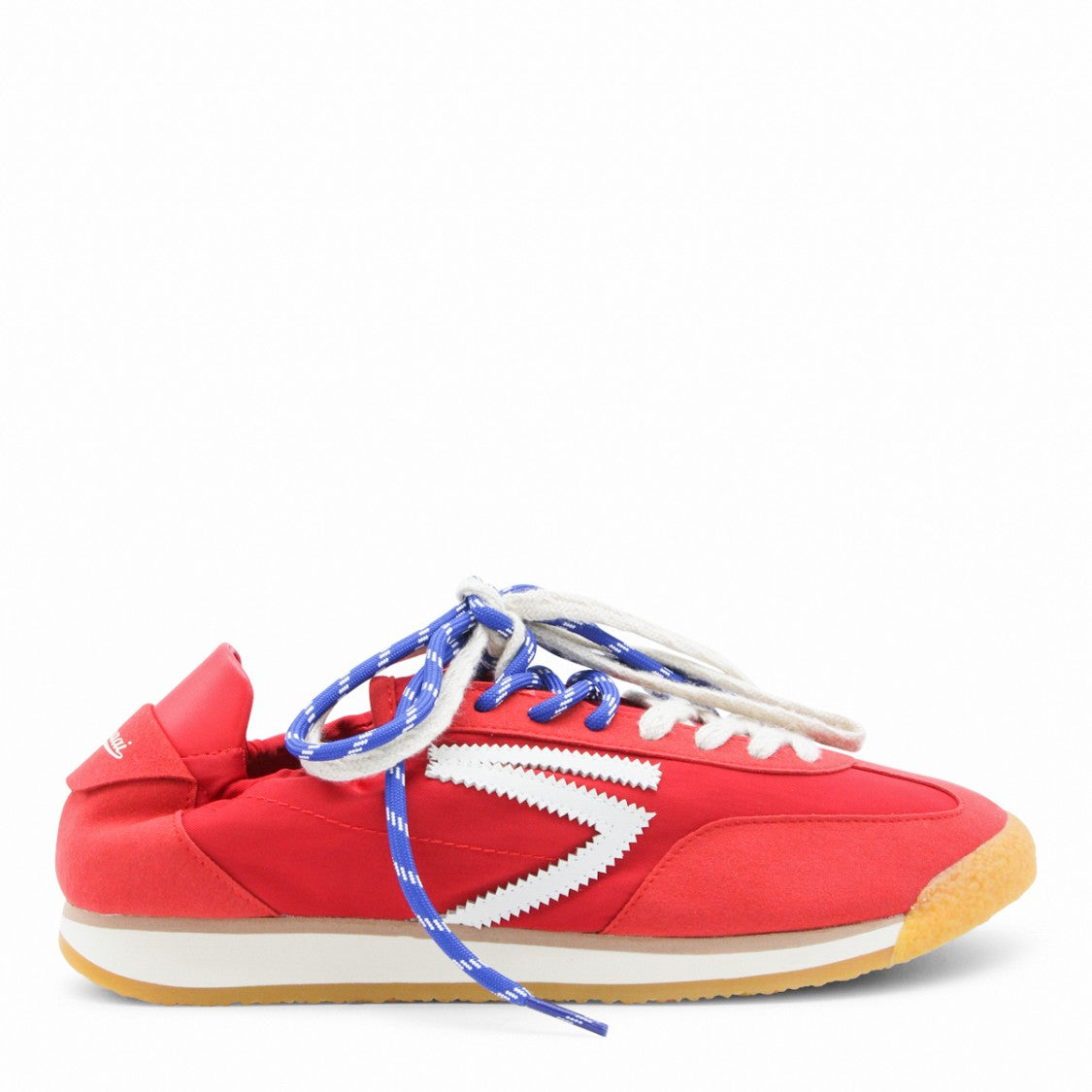 Puraai Minimalistic White Sneakers With Beige