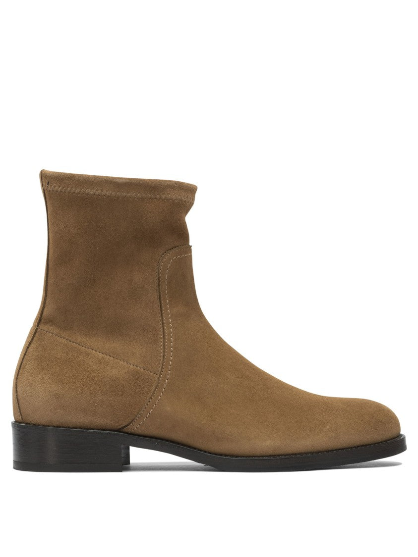 Maretto Brown Suede Ankle Boots