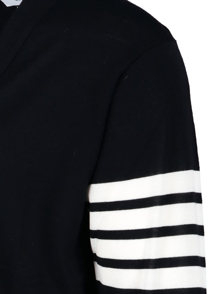 Thom Browne '4-Bar' Cardigan – Black