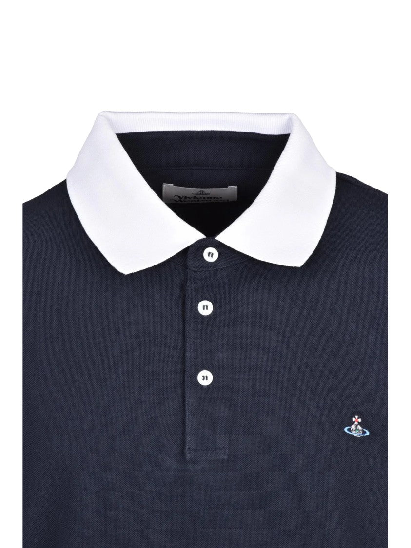 Vivienne Westwood Cotton Button Polo Shirt