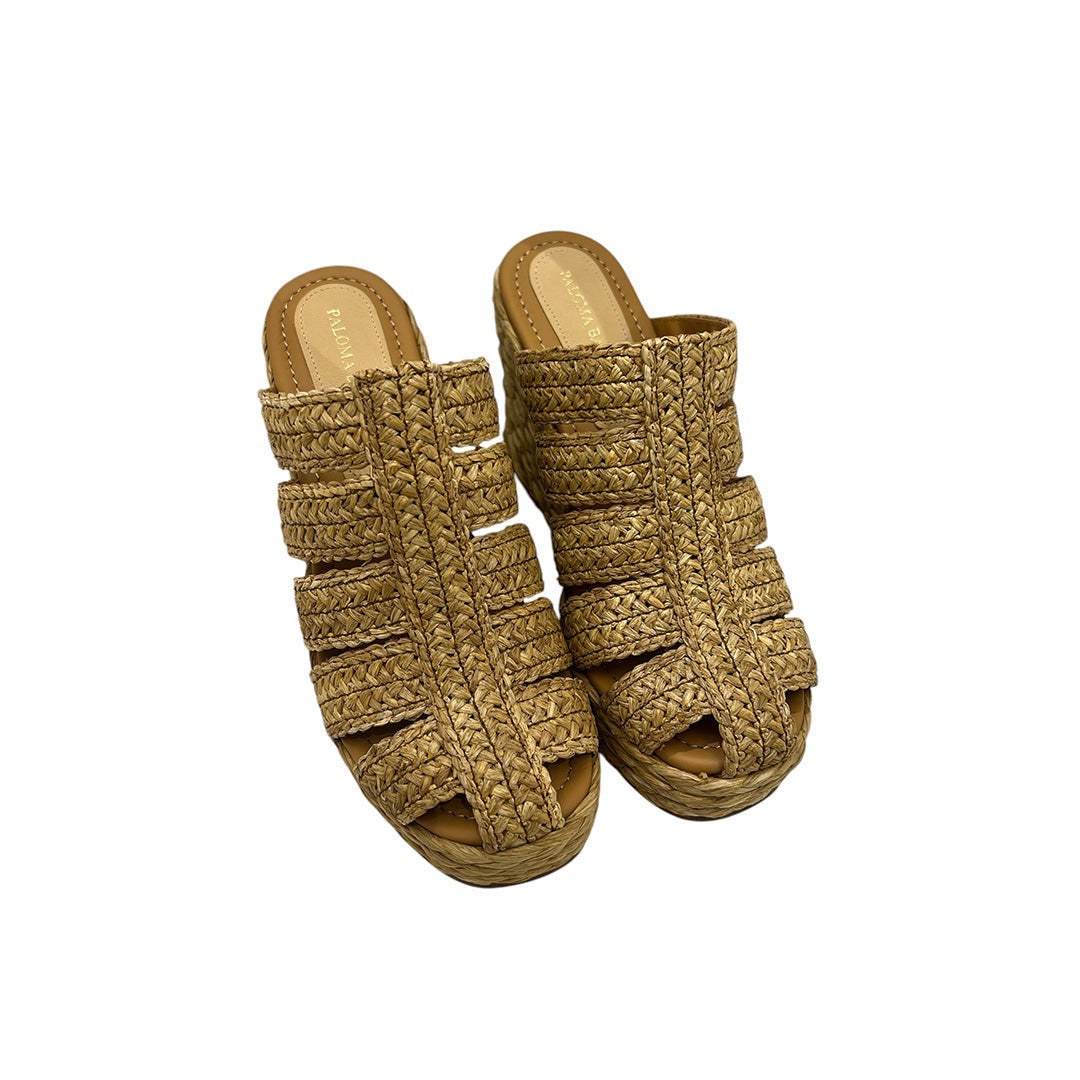 Paloma Barceló Garza Wedge Mules