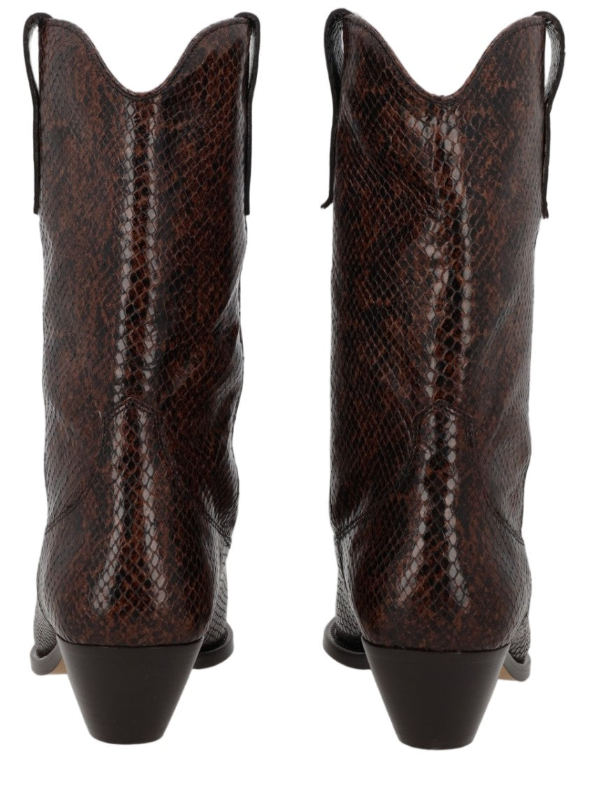 Isabel Marant Dark Brown Calf Leather Pointed Boots