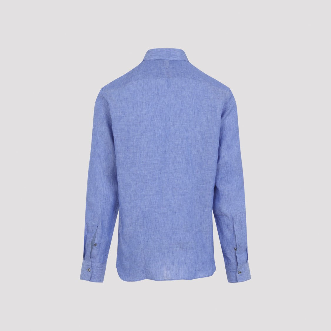 Canali Tailored Long-Sleeve Linen Shirt