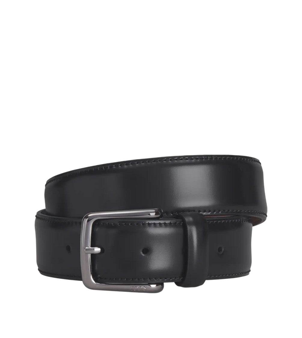 Tod's Refined Calfskin Leather Belt